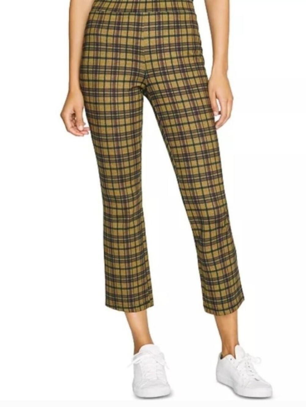 Sanctuary Carnaby plaid kick crop pants Medium eurocasual preppy indie academia